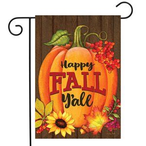 Fall Y'all Garden Flag